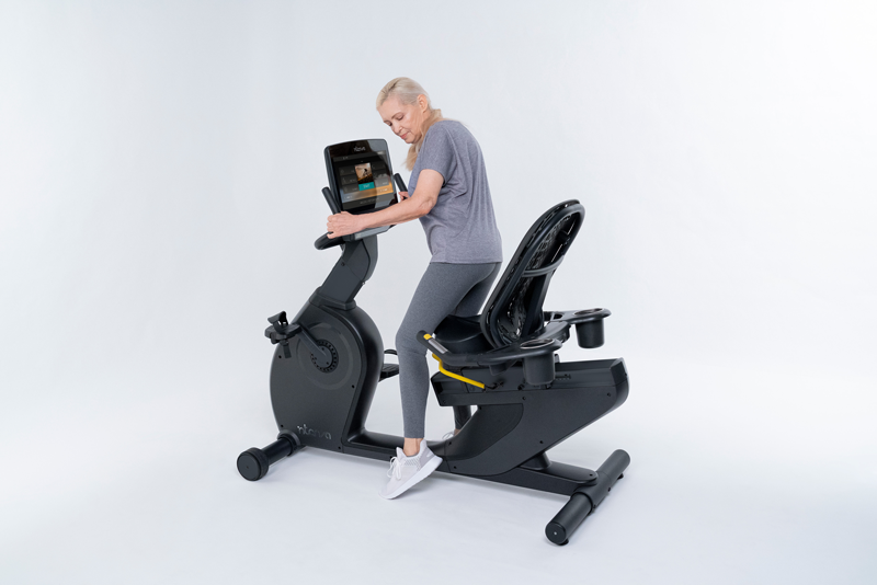 Intenza Liegeergometer für den Studiobetrieb