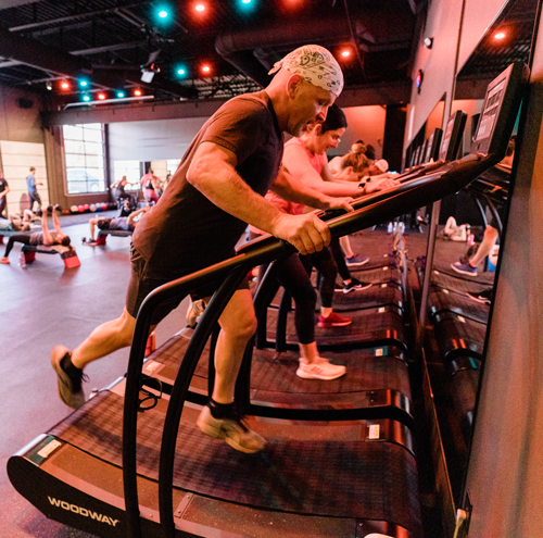 Woodway Curve Laufband, Performance, Training im Studio